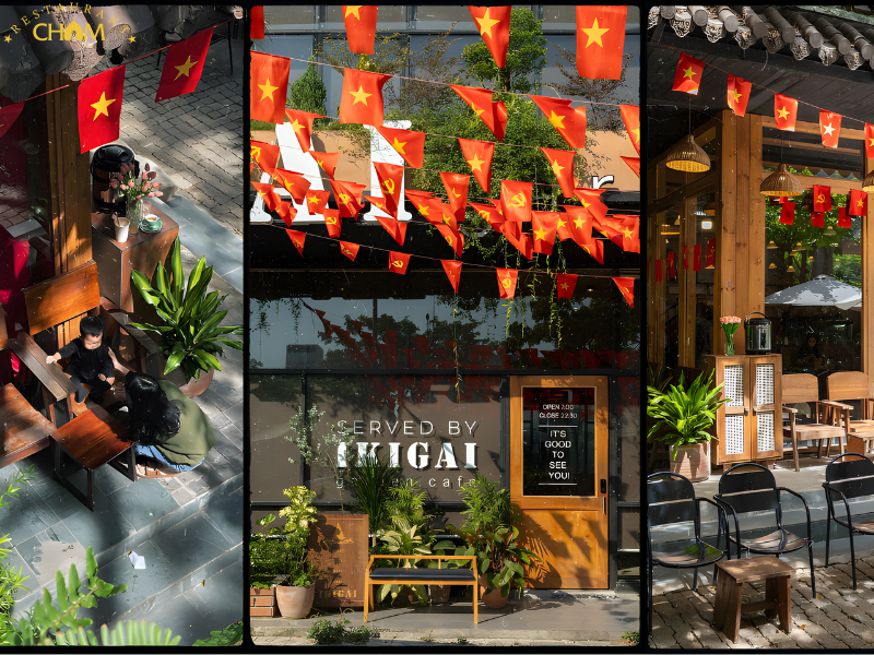 Ikigai Garden Cafe - quán café phong cách Nhật, vibe tối giản