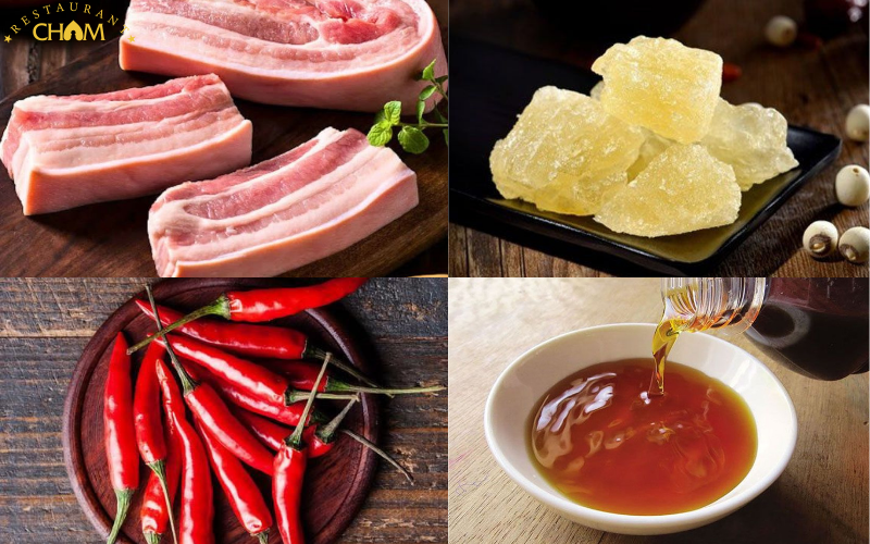 Nguyên liệu thịt ngâm mắm