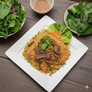 Cơm chiên dưa bò